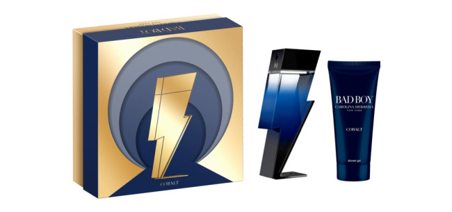 Set Cadou Carolina Herrera Carolina Herrera Bad Boy Cobalt Electrique EDP 100 ml + Gel De Dus 100 ml