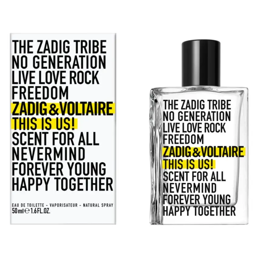 Zadig & Voltaire This Is Us! (Unisex) EDT 50 ml