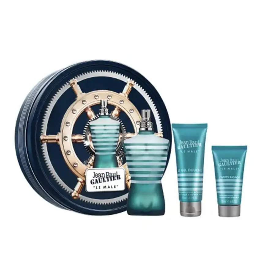 Set Cadou Jean Paul Gaultier Le Male EDT 125 ml + Gel de Duș 75 ml + Balsam După Ras 50 ml