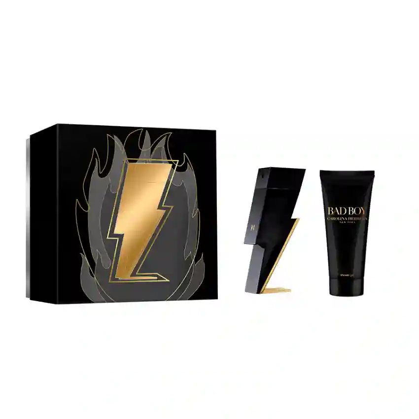 Set Cadou Carolina Herrera Bad Boy EDT 50 ml + Gel de Dus 100 ml