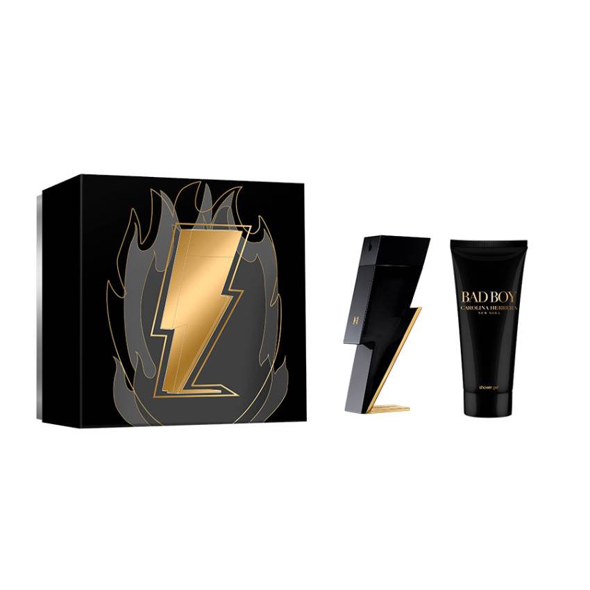 Set Cadou Carolina Herrera Bad Boy EDT 50 ml + Gel de Dus 100 ml