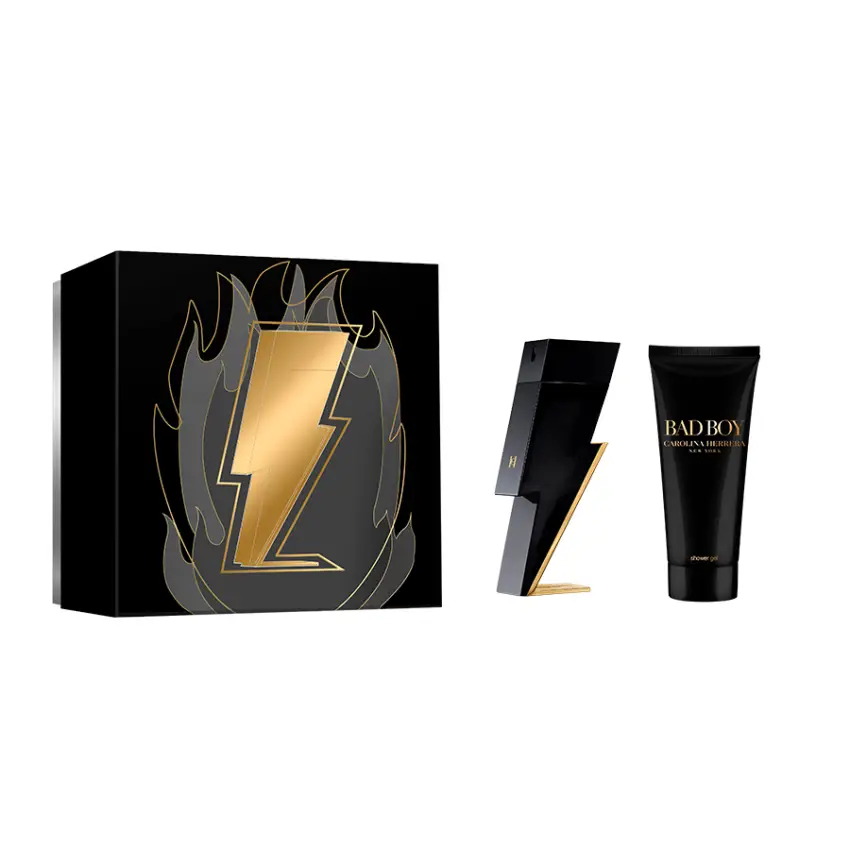 Set Cadou Carolina Herrera Bad Boy EDT 50 ml + Gel de Dus 100 ml