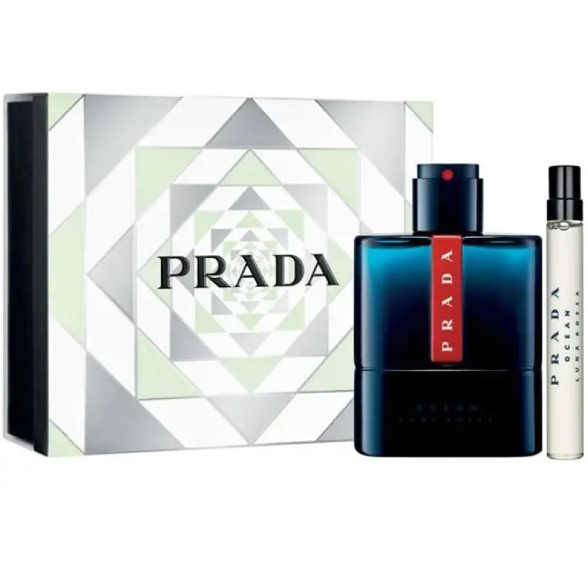 Set Cadou Prada Luna Rossa Ocean EDT 50 ml + Travel Spray EDT 10 ml