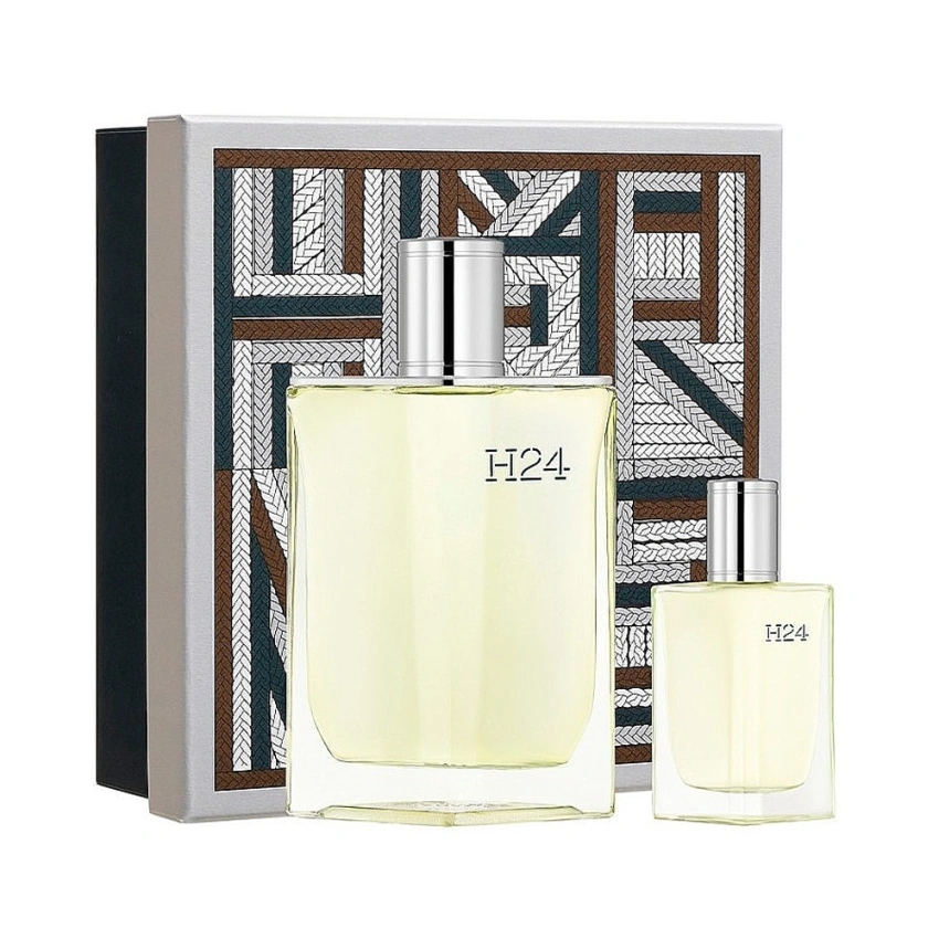 Set Cadou Hermes H24 Eau de Toilette Masculin 100ml + Miniatură 12.5ml Set Cadou Hermes H24 Eau de Toilette Masculin 100ml + Miniatură 12.5ml