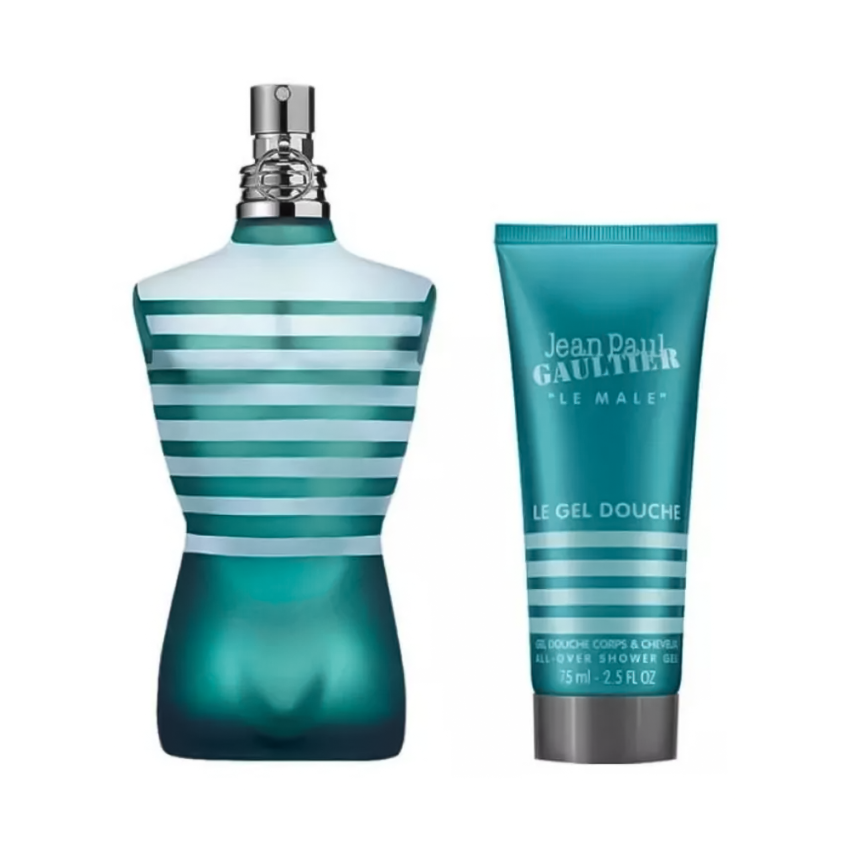 Jean Paul Gaultier Le Male Apă de Toaletă Bărbați 125ml + Gel de Duș 75ml Set Cadou