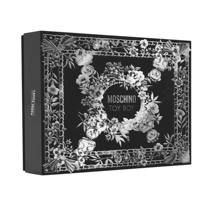 Set Cadou Moschino Toy Boy Apă de Parfum Bărbați 100ml + Spray Călătorie 10ml + Loțiune de Corp 100ml Set Cadou Moschino Toy Boy Apă de Parfum Bărbați 100ml + Spray Călătorie 10ml + Loțiune de Corp 100ml