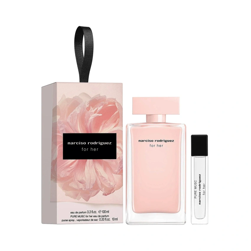 Set Cadou Narciso Rodriguez For Her EDP 100ml + Miniatură Pure Musc EDP 10ml Set Cadou Narciso Rodriguez For Her EDP 100ml + Miniatură Pure Musc EDP 10ml