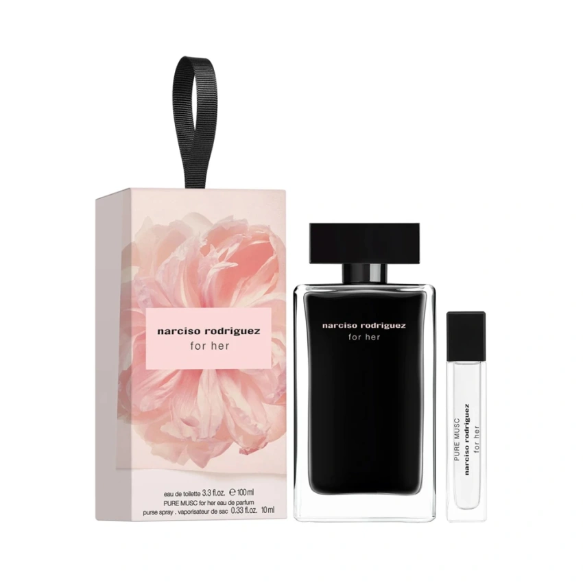 Set Cadou Narciso Rodriguez For Her EDT 100ml + Miniatură Pure Musc EDP 10ml Set Cadou Narciso Rodriguez For Her EDT 100ml + Miniatură Pure Musc EDP 10ml