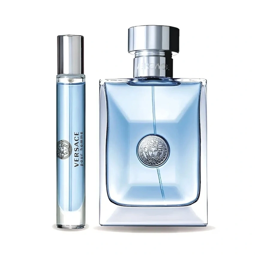 Set Cadou Versace Pour Homme EDT 100 ml + Travel Spray 10 ml + Geantă Cosmetică Set Cadou Versace Pour Homme EDT 100 ml + Travel Spray 10 ml + Geantă Cosmetică